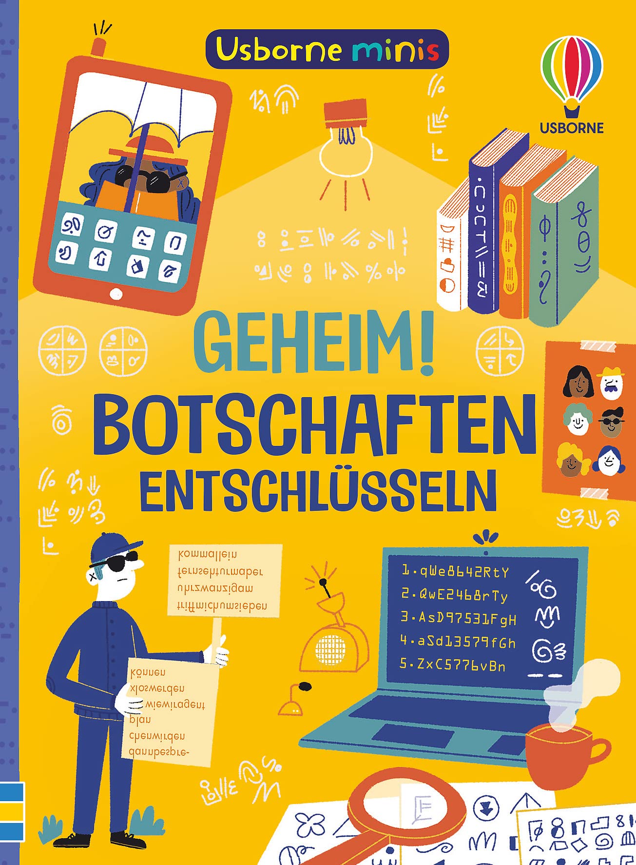 Usborne Minis: Geheim! Botschaften entschlüsseln (Usborne-Minis-Reihe) Tiptoi & Games
