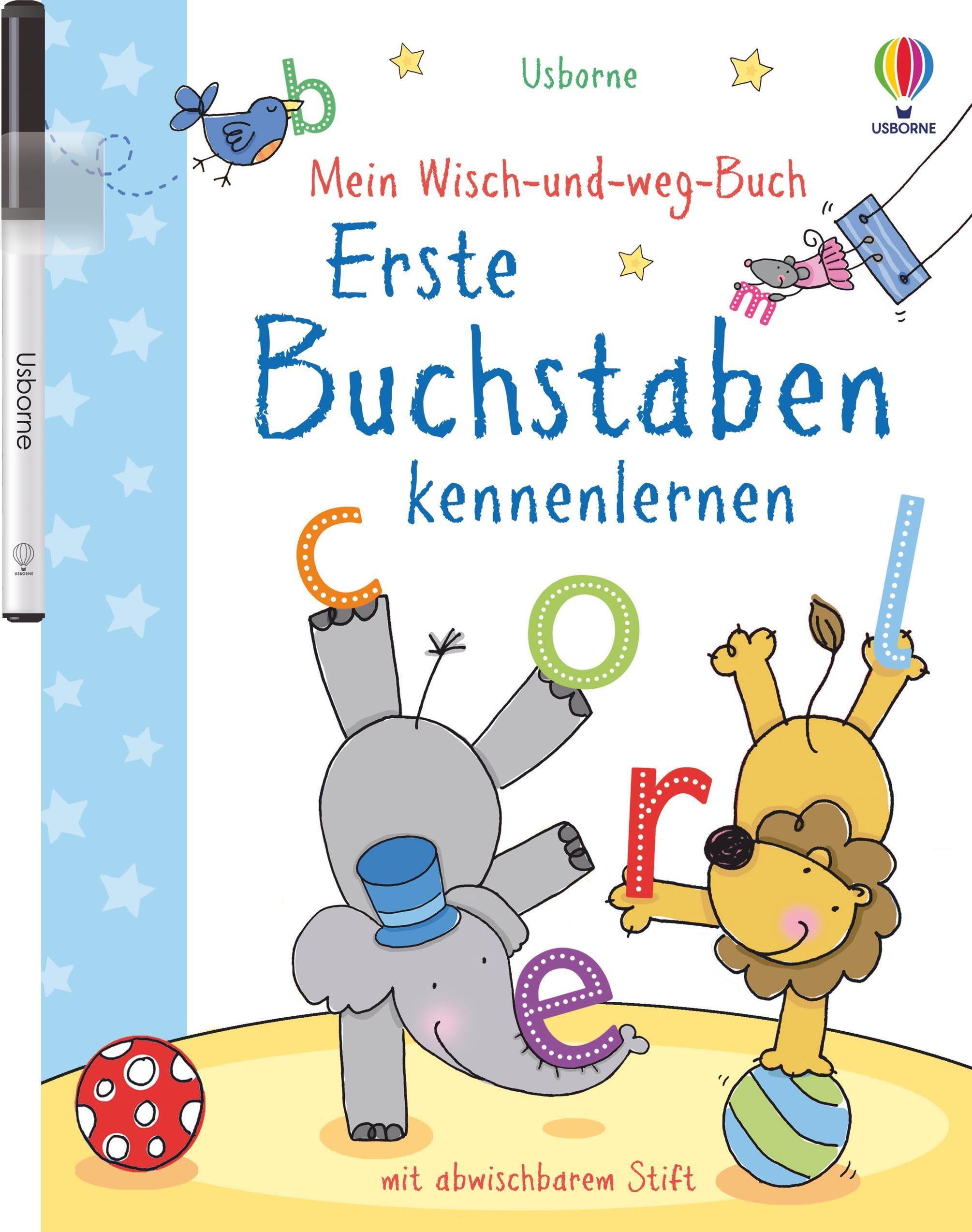 Mein Wisch-und-weg-Buch: Erste Buchstaben kennenlernen: mit abwischbarem Stift (Meine Wisch-und-weg-Bücher) General education