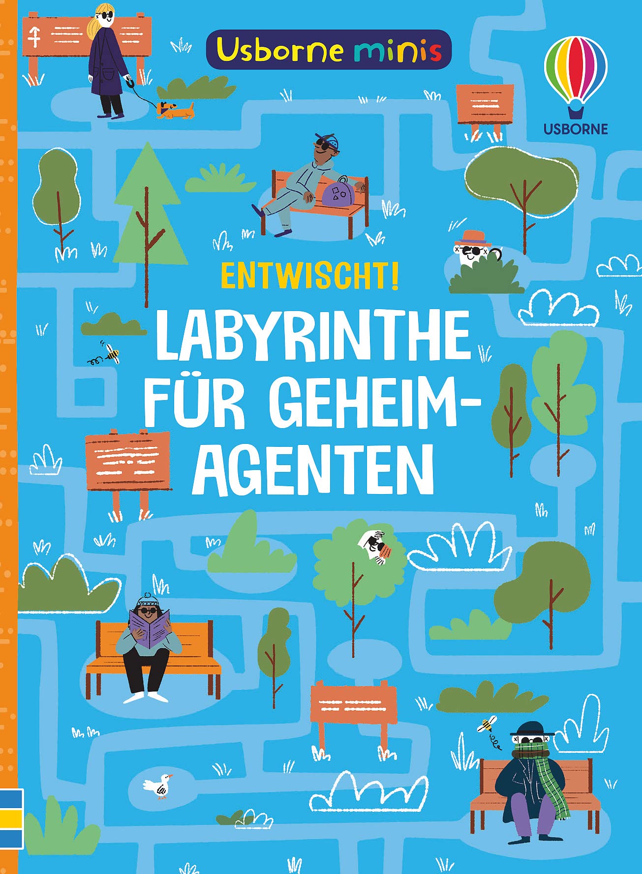 Usborne Minis: Entwischt! Labyrinthe für Geheimagenten (Usborne-Minis-Reihe) Tiptoi & Games
