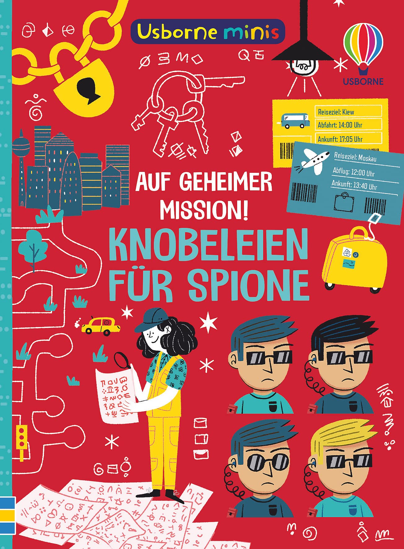 Usborne Minis: Auf geheimer Mission! Knobeleien für Spione (Usborne-Minis-Reihe) Tiptoi & Games