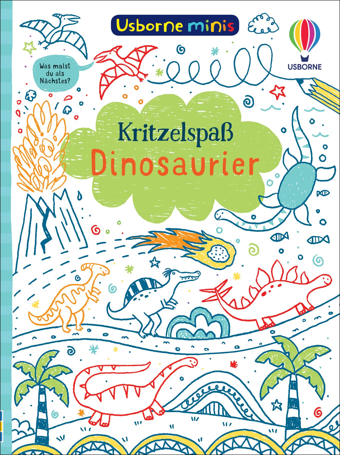 Usborne Minis: Kritzelspaß Dinosaurier (Usborne-Minis-Reihe) Tiptoi & Games
