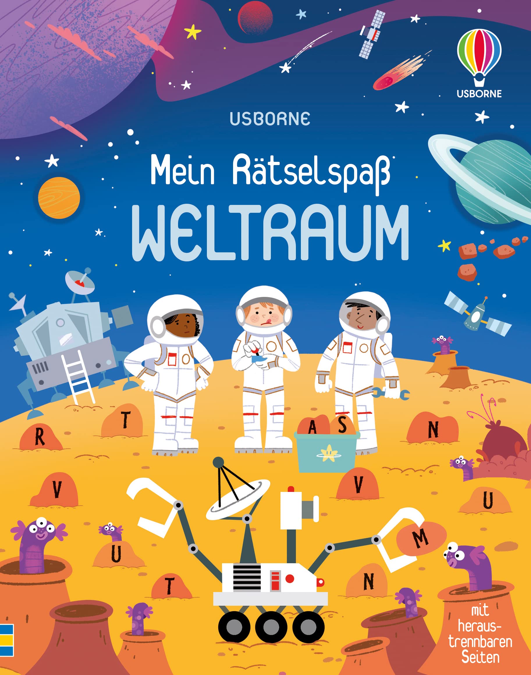 Mein Rätselspaß: Weltraum: mit heraustrennbaren Seiten (Usborne Mitmach-Blöcke) Tiptoi & Games