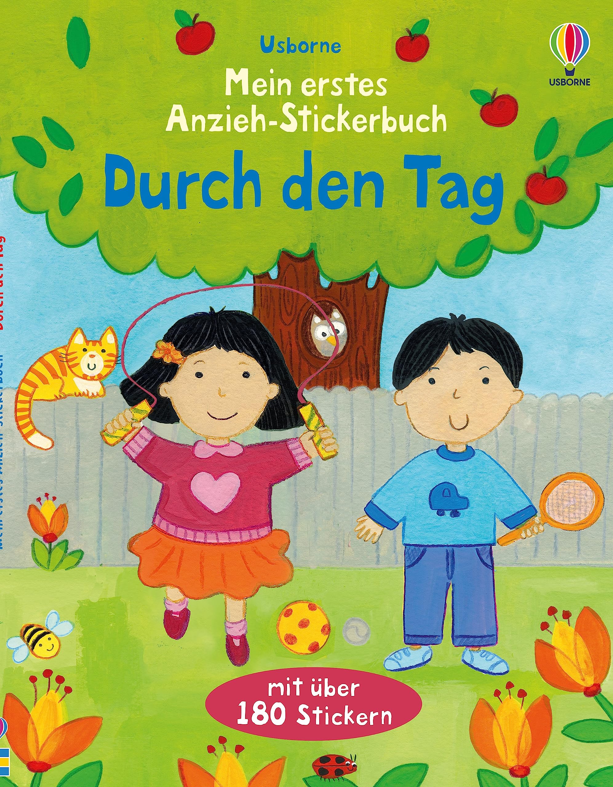 Mein erstes Anzieh-Stickerbuch: Durch den Tag: mit über 180 Anzieh-Stickern den Tagesablauf entdecken – Stickerheft ab 3 Jahren Non-fiction