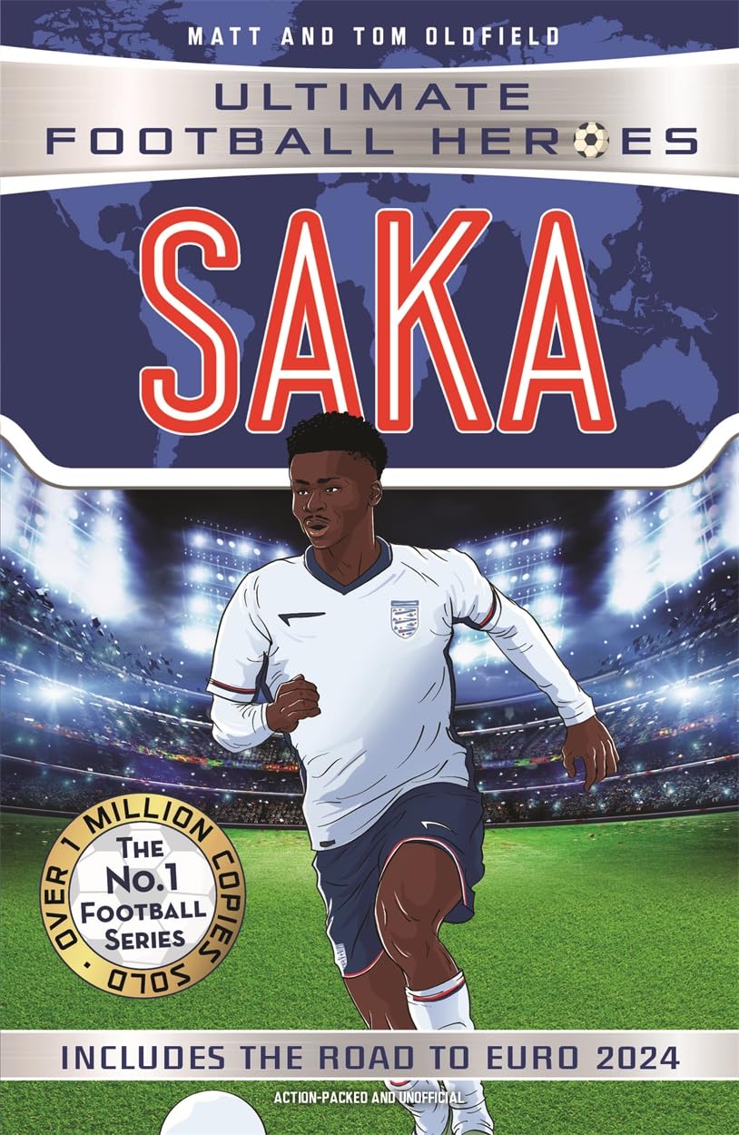 Saka (Ultimate Football Heroes - International Edition) - Includes the road to Euro 2024!: Collect them all! Sports Books
