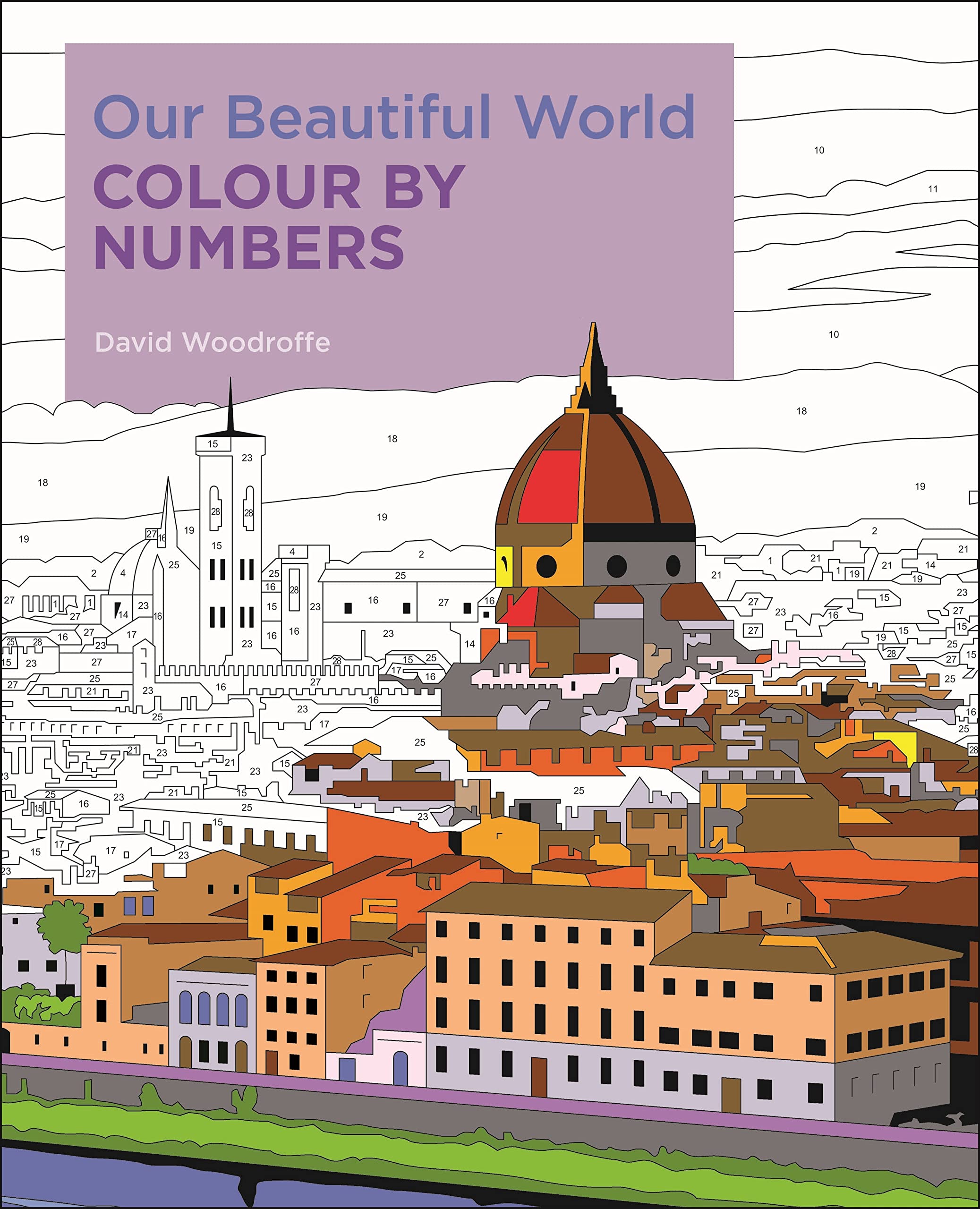 Our Beautiful World Colour by Numbers Hobbies & Crafts