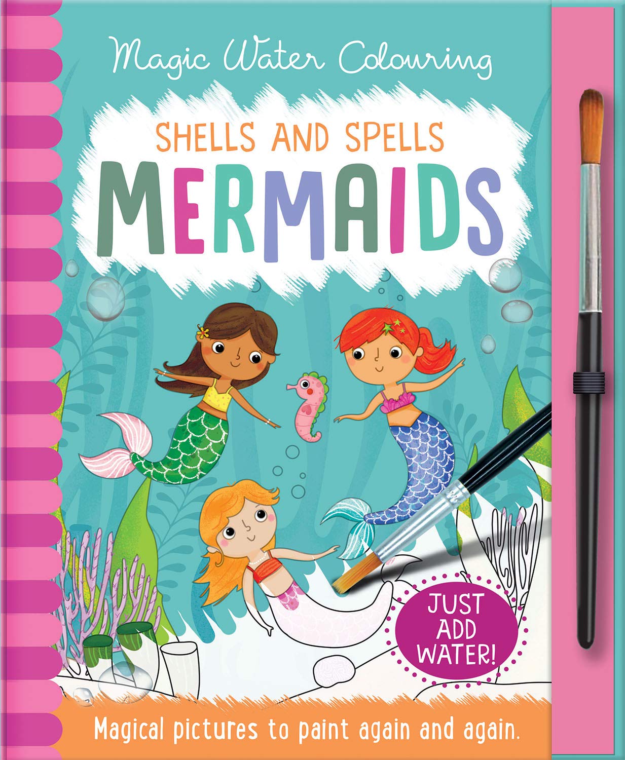 Shells and Spells - Mermaids, Mess Free Activity Book (Magic Water Colouring) Novels & Short Stories
