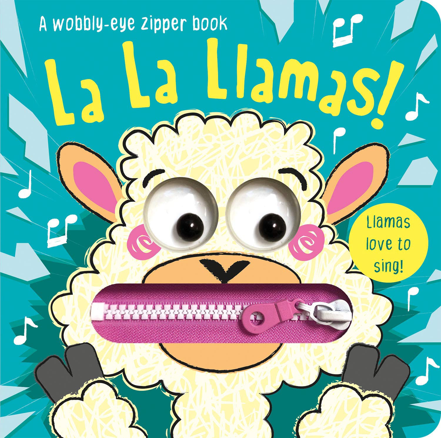 La La Llamas! (Wobbly-Eye Zipper Books) book