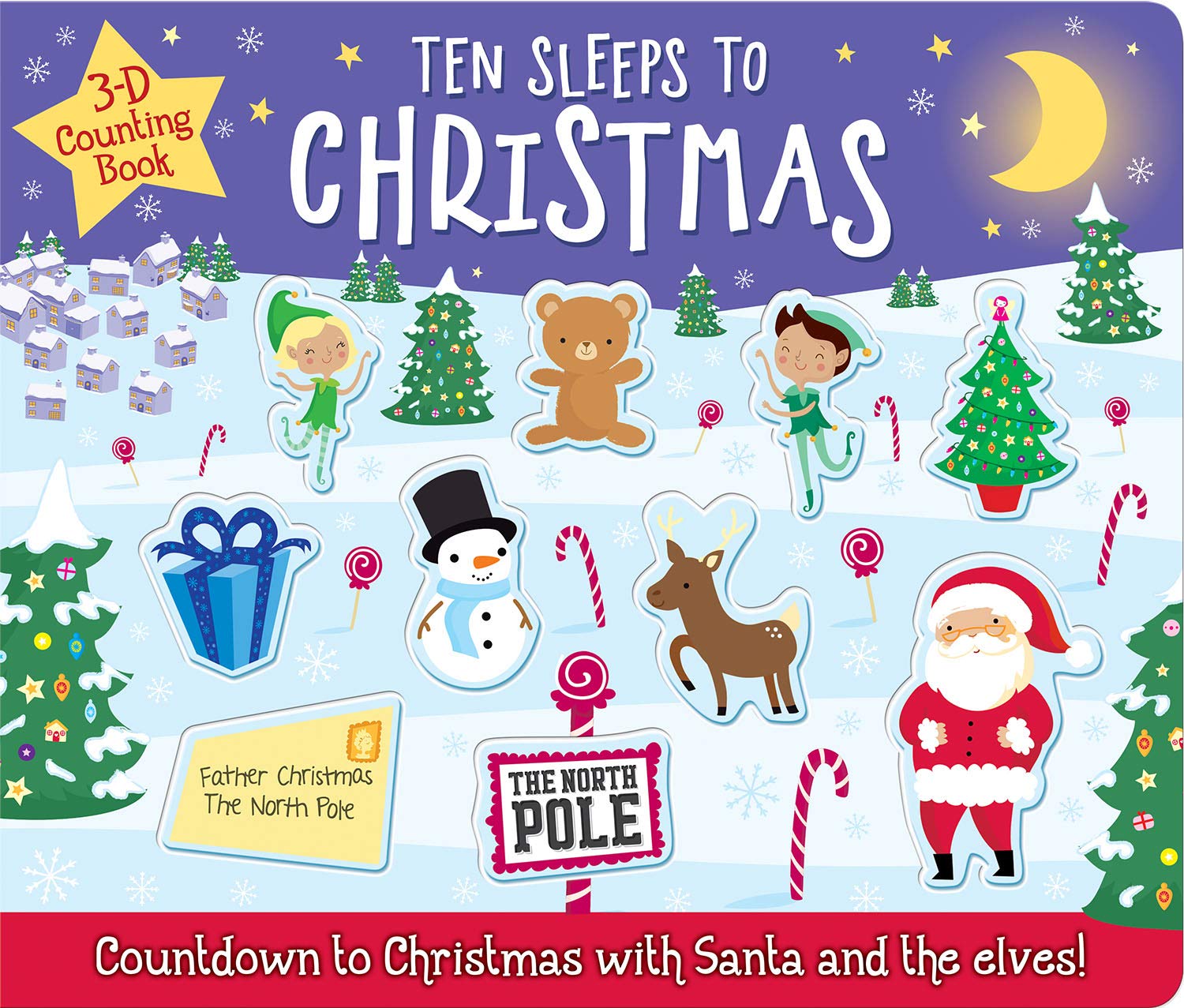 Ten Sleeps to Christmas (3D Counting Books) Non-fiction