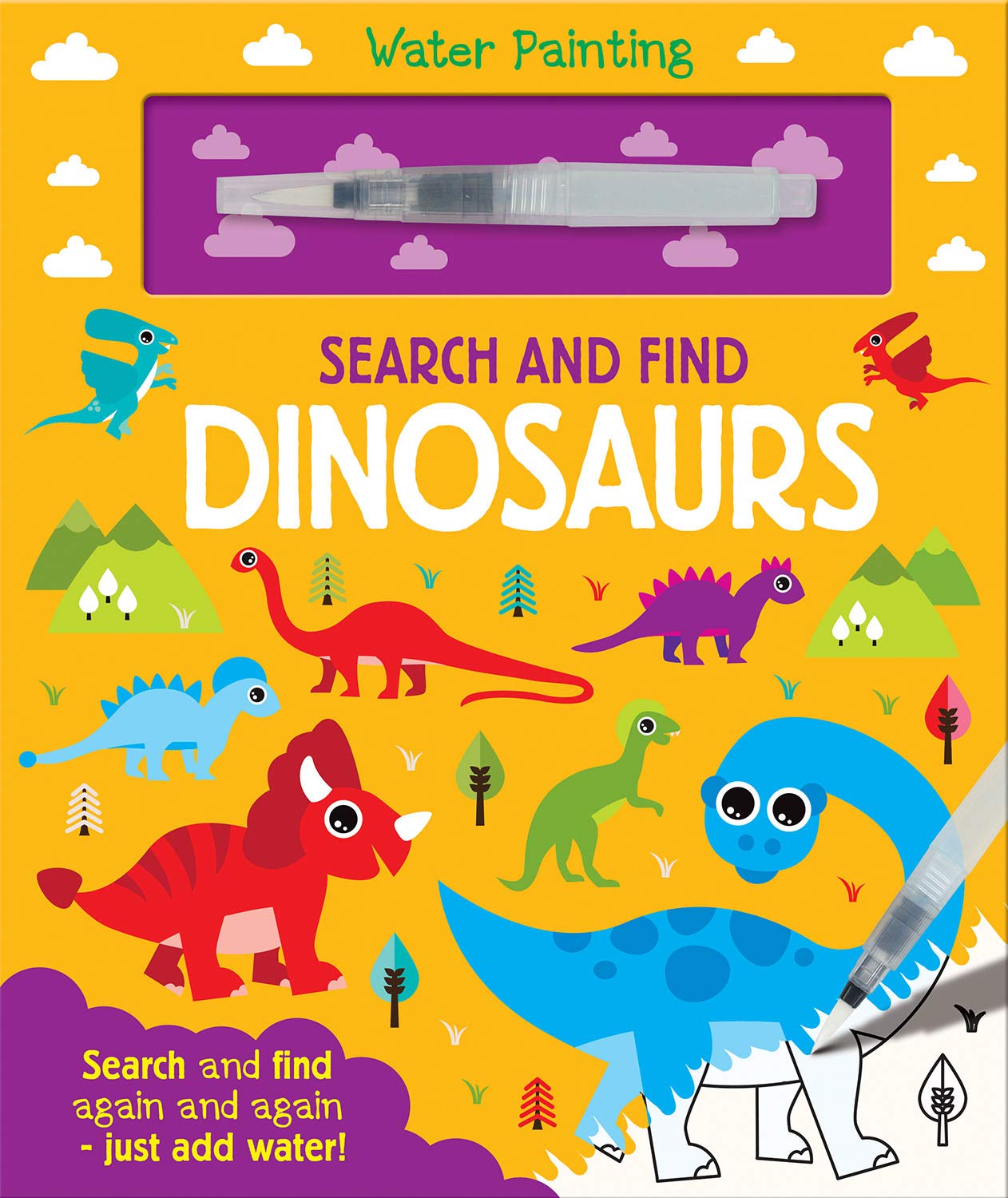 Search and Find Dinosaurs (Water Painting Search and Find) Non-fiction