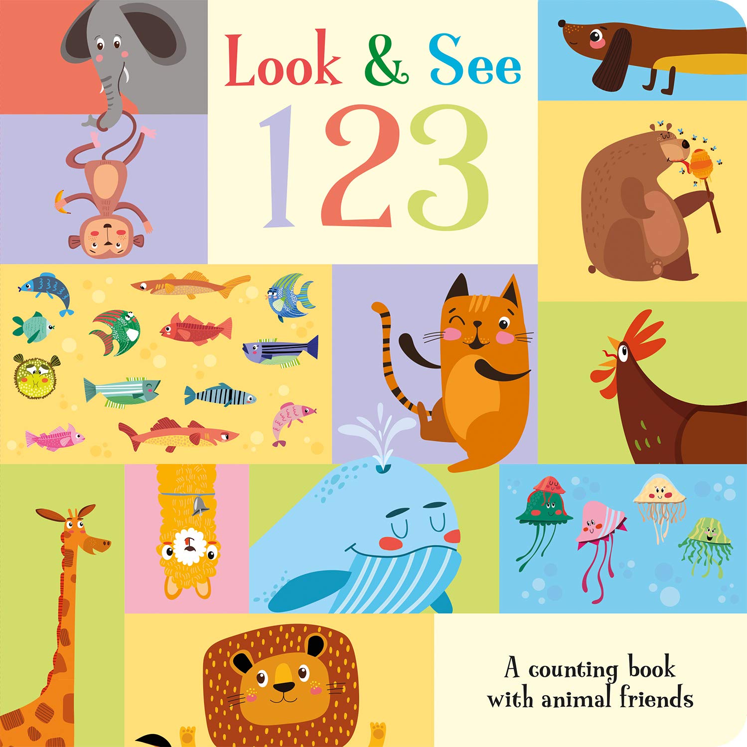 Look & See 123 (Animal Friends Concept Board Books) book