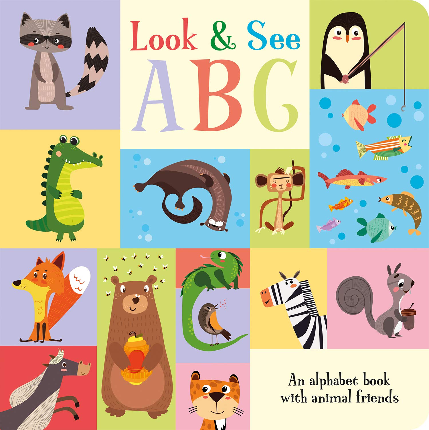 Look & See ABC (Animal Friends Concept Board Books) Parents & Children