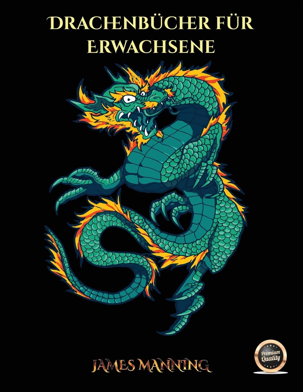 Drachenbücher für Erwachsene: Ein Malbuch für Erwachsene mit 40 Bildern von Drachen in Farbe Film, Art & Culture