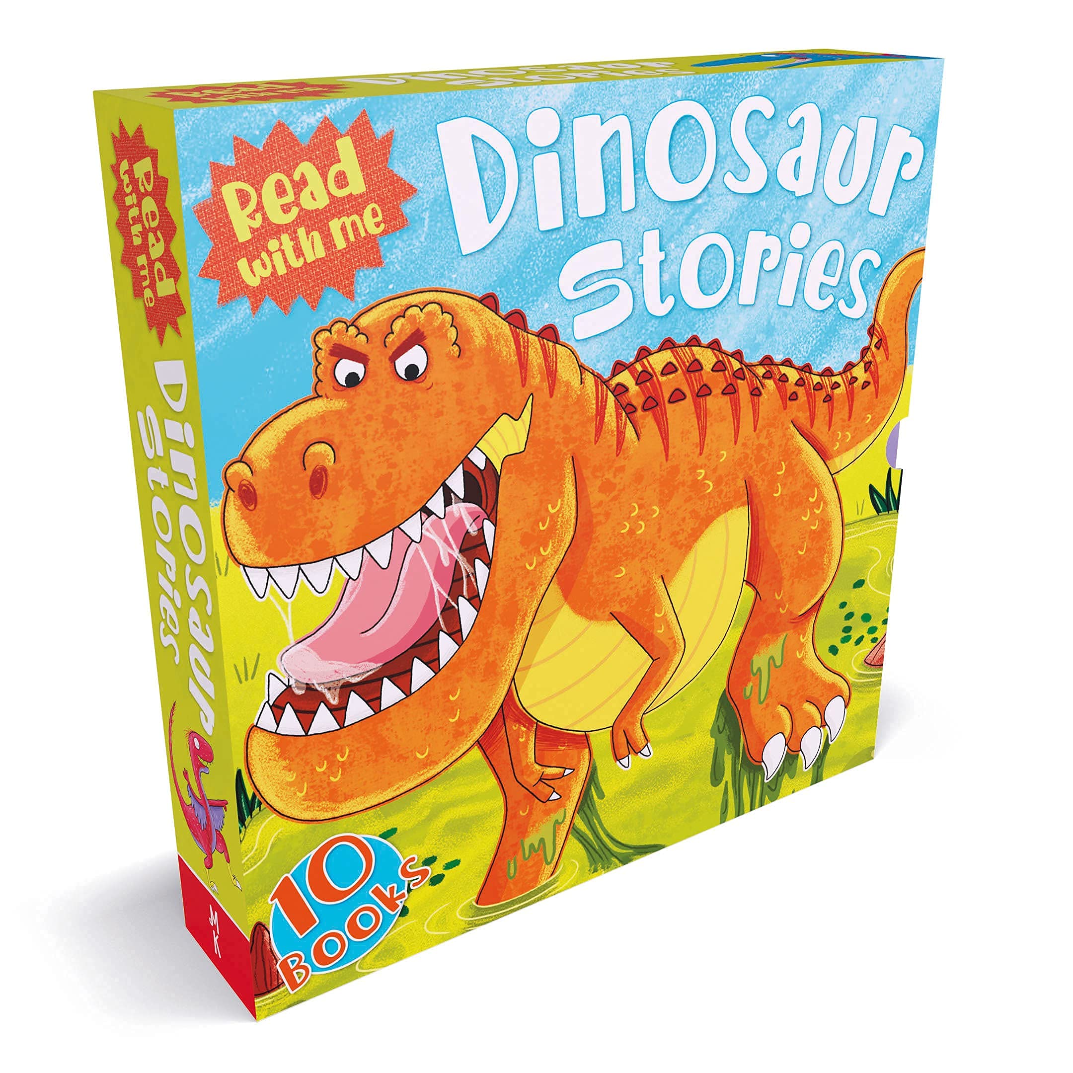 Miles Kelly Dinosaur Adventures 10 Books Bag Collection Set (Allosaurus, Ankylosaurus, Brachiosaurus, Diplodocus, Iguanodon, Plateosaurus and More) Books