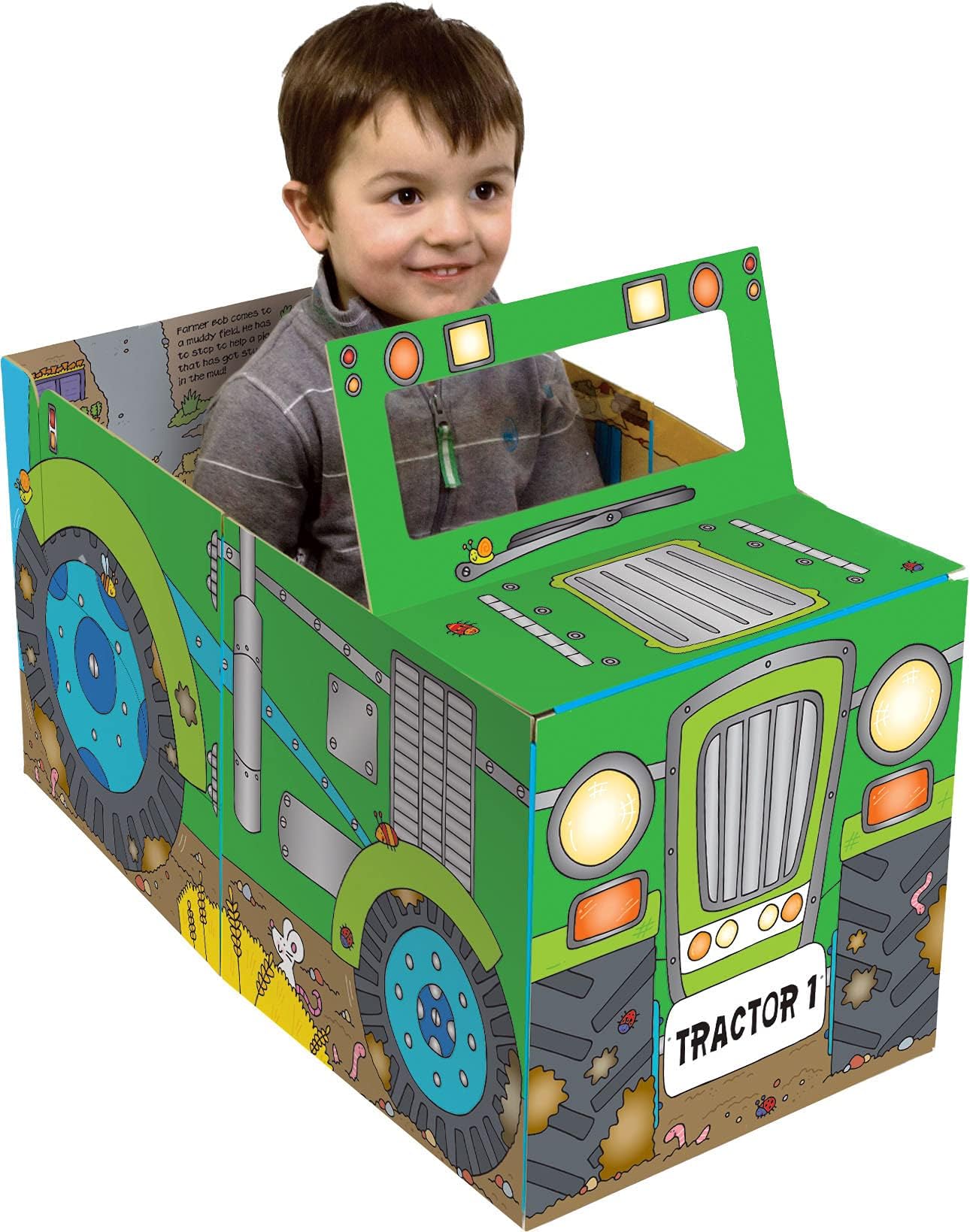 Convertible Tractor: Three toddler-friendly activities in one fold-out pack: a sit-inside farm vehicle, interactive playmat and engaging story! (Convertibles) Non-fiction