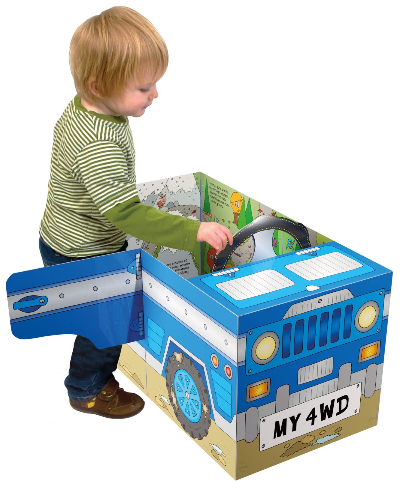 Convertible Four Wheel Drive: Three toddler-friendly activities in one fold-out pack: a sit-inside vehicle, interactive playmat and engaging story! (Convertibles) Non-fiction
