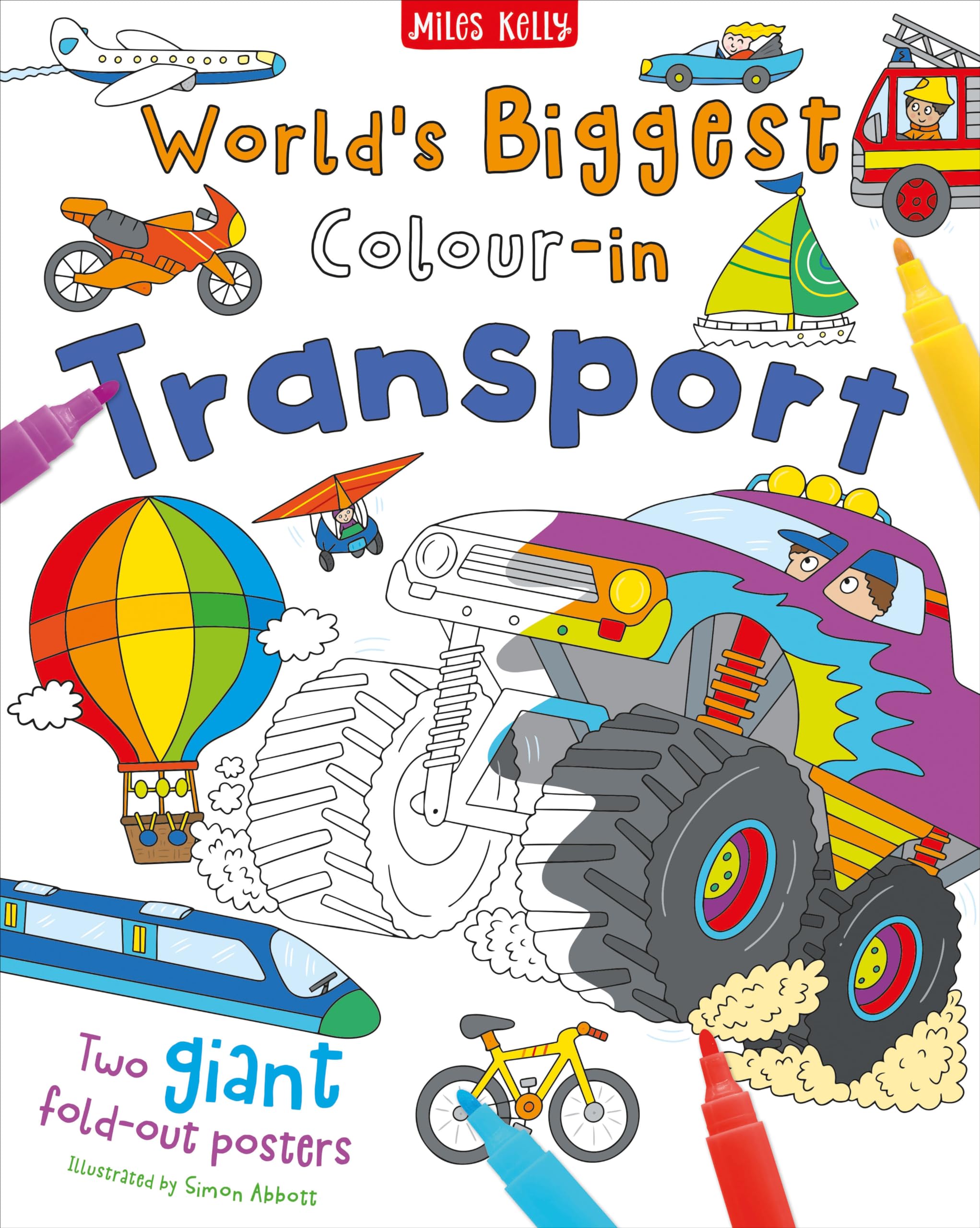 World’s Biggest Colour-in Transport Books