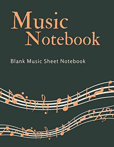 Blank Music Sheet Notebook: 12 Staves per page - 8.5" x 11" - 108 pages Arts & Music