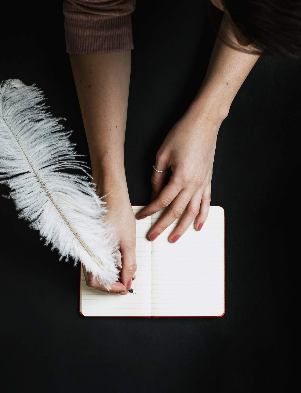 The Act Of Writing Personified: Feather Pen Kanji Practice Paper Books