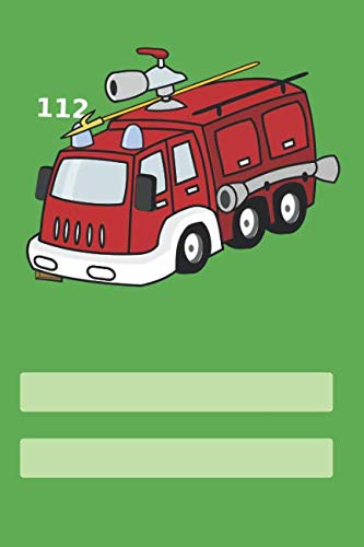 Firefighter Notebook: Cool for Everybody, Drawing and Writing (110 Pages, Blank, 6 x 9)(Great Notebooks) Tiptoi & Games