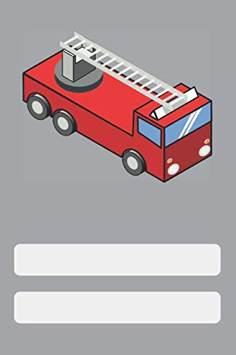 Firefighter Notebook: Cool for Everybody, Drawing and Writing (110 Pages, Blank, 6 x 9)(Great Notebooks) Tiptoi & Games