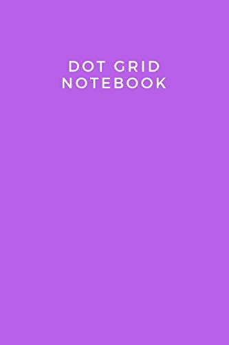 Dot Grid Notebook: 6 x 9 inches, Lilac Purple, 4 Dots Per Inch, 110 Dotted Pages, Soft Cover - Minimalist Notebook Dot Grid Lifestyle