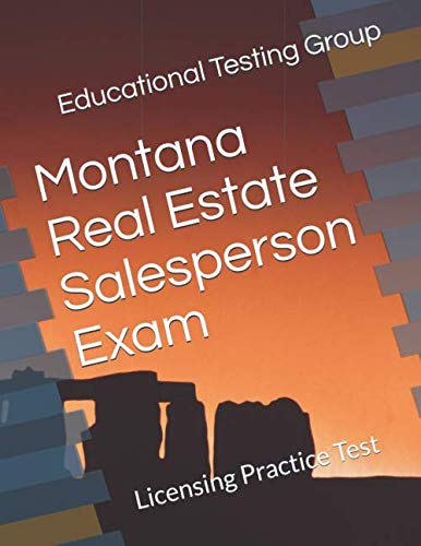 Montana Real Estate Salesperson Exam: Licensing Practice Test Study Guides