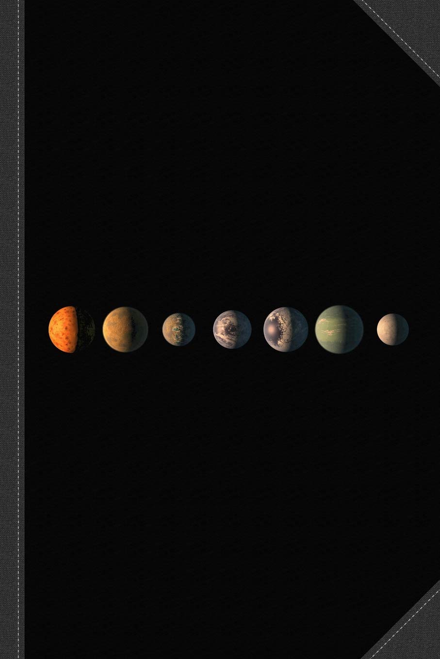 Trappist-1 7 Planet Lineup Journal Notebook: Blank Lined Ruled For Writing 6x9 120 Pages Essays & Short Stories