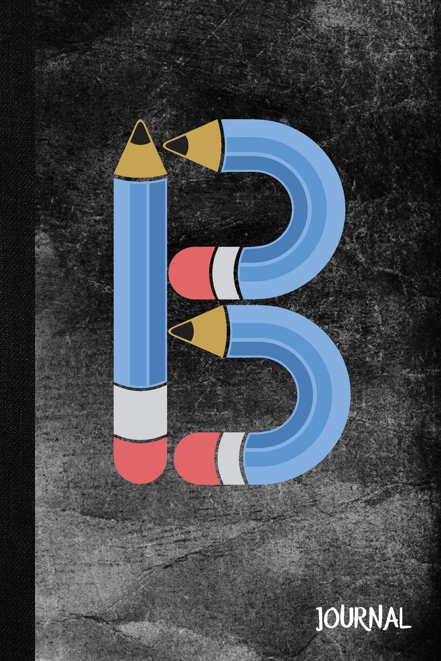 Product Image: B Journal: Personalized Initial "B" Monogram Blank Lined Notebook Journal for Teacher