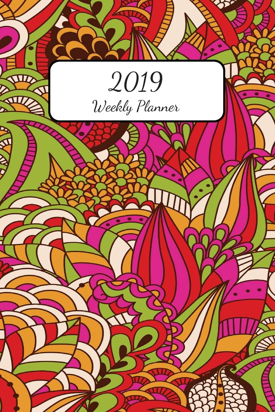 Planner: Funky Floral 2 Soft Cover Paper Back Organizer. Size, 176 Pages, 6" x 9". Take Notes, Get Inspired & Motivated using Daily Planning. Includes Day Planner in Week View & Monthly Calendar Business, Finance & Career