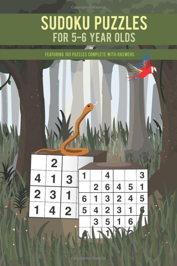 Sudoku Puzzles for 5-6 Year Olds Leisure & Fun