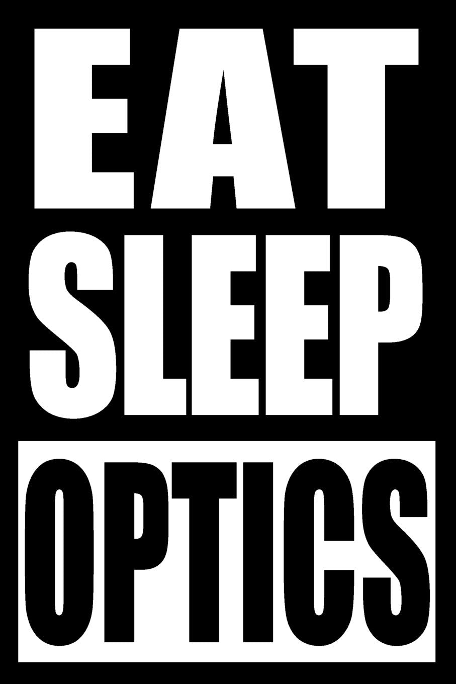Eat Sleep Optics | Gift Notebook for a Optical Instrument Mechanic, Medium Ruled Journal Natural Sciences