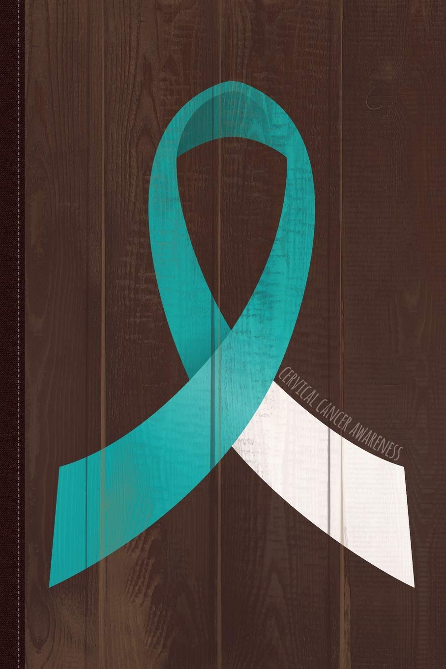 Cervical Cancer Awareness Ribbon Journal Notebook: Blank Lined Ruled For Writing 6x9 120 Pages Essays & Short Stories