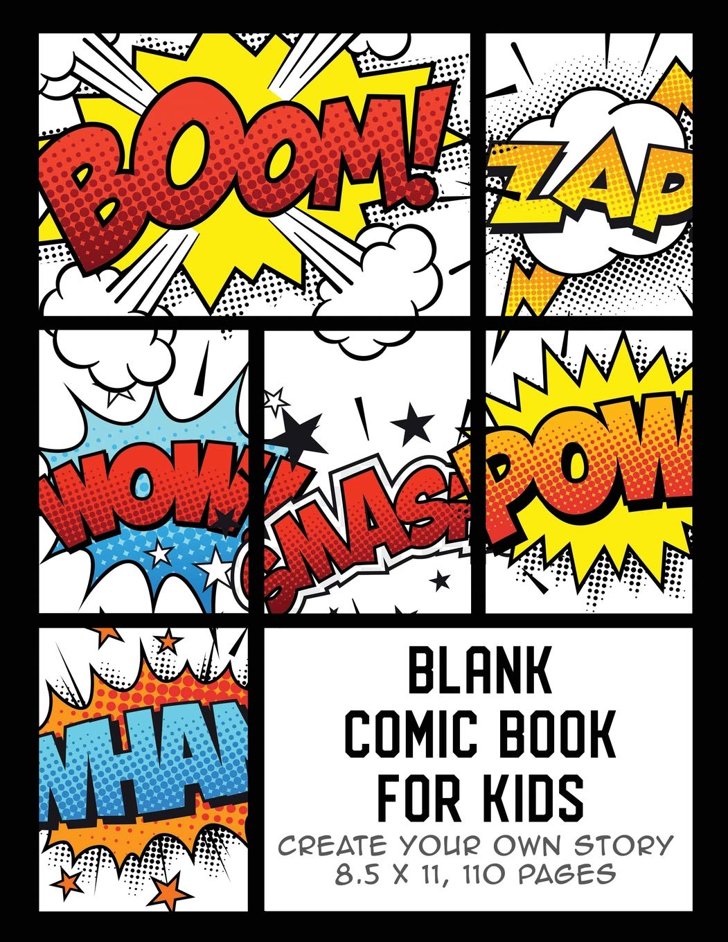 Blank Comic Book for Kids: Create Your Own Story, Comics & Graphic Novels Social Sciences