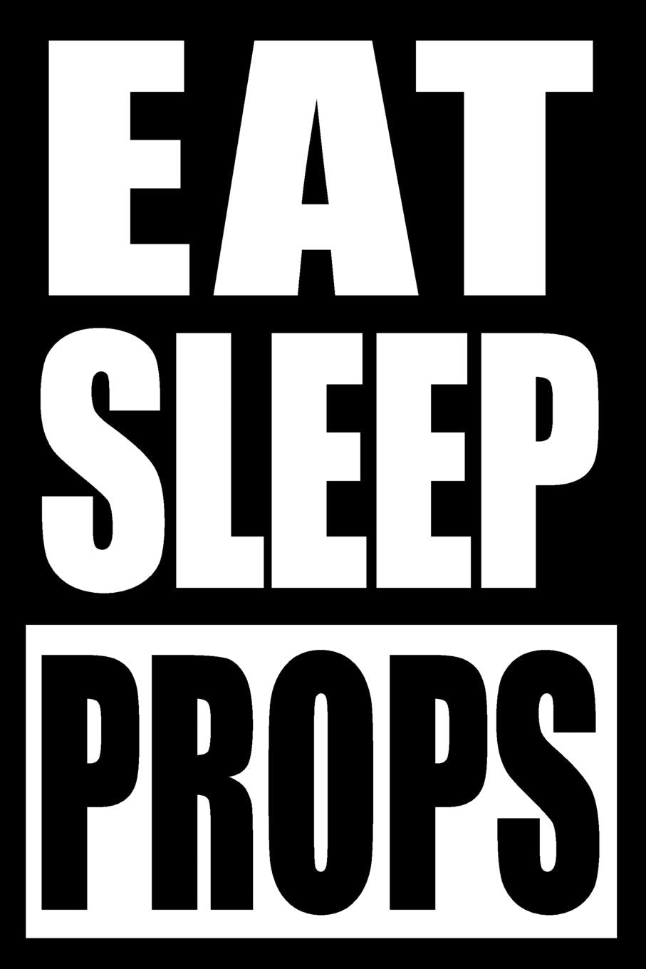 Eat Sleep Props | Cool Notebook for Props Masters, College Ruled Journal: Medium Ruled Social Sciences
