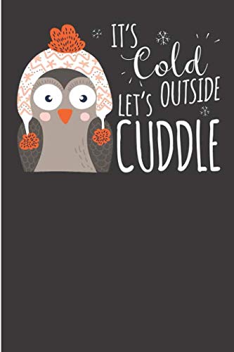It’s Cold Outside, Let’s Cuddle: Cute Owl Cover - Winter Gift Journal Books
