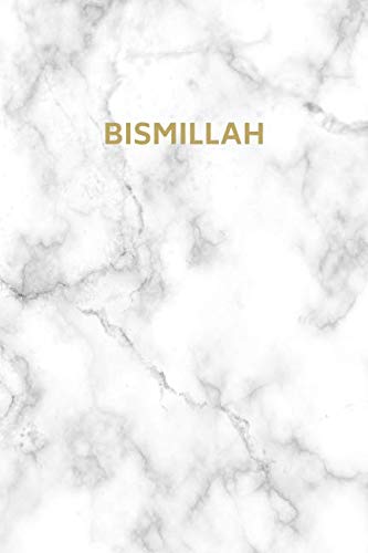 Bismillah: 6x9 120 Page Lined Muslim Notebook/Journal with Marble Design Cover Religion & Esotericism