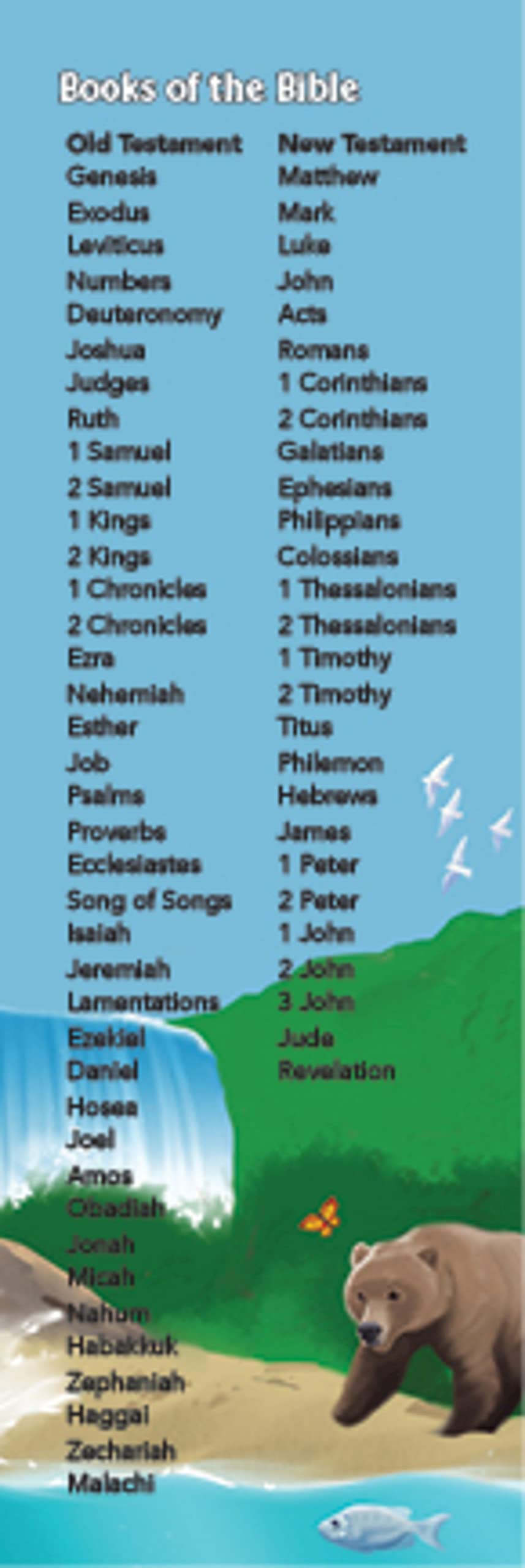 Bible Story Basics Books of the Bible Bookmark (Pkg of 25) Film, Art & Culture
