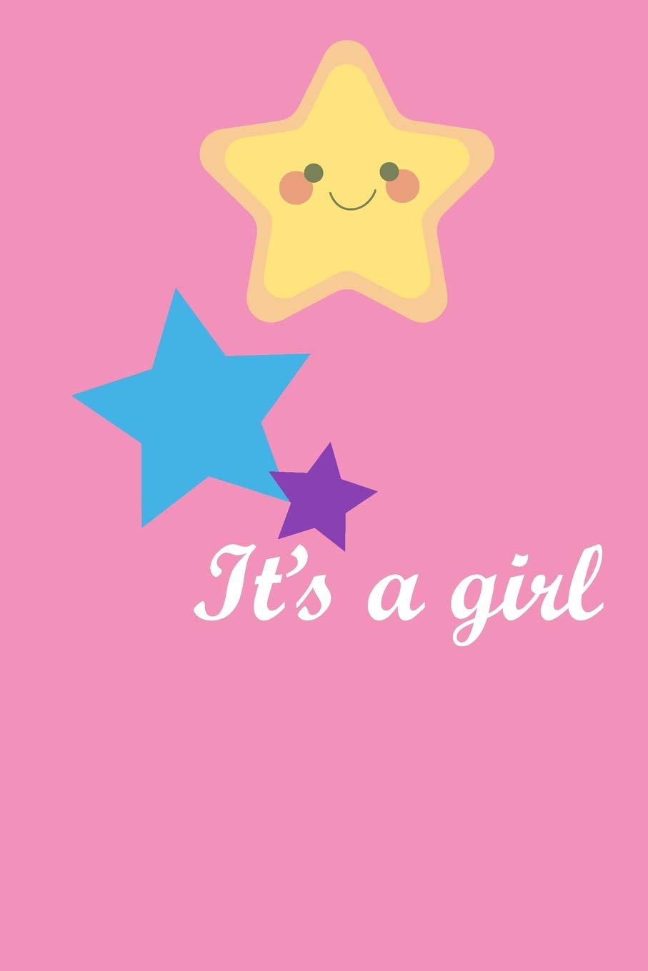 It's girl: 6 x 9 inches 100 lined Page for Baby Girls Learning & Reference