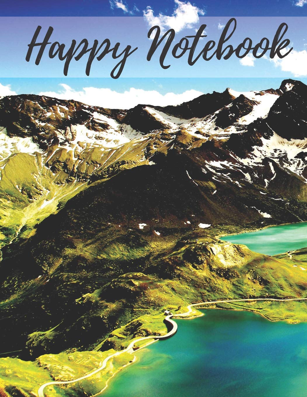 Happy Notebook: Motivational Notebook, Composition Notebook, Happy Journal, Diary (8.5 x 11 inches, 110 Pages, College Ruled Paper) Business, Finance & Career