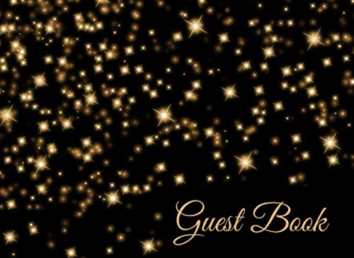 Guest Book: Party Guest Book in Gold and Black for Weddings, Birthday Parties, Bridal Showers, and Fun Events for Women (Volume 4, Band 4) Hobbies & Crafts