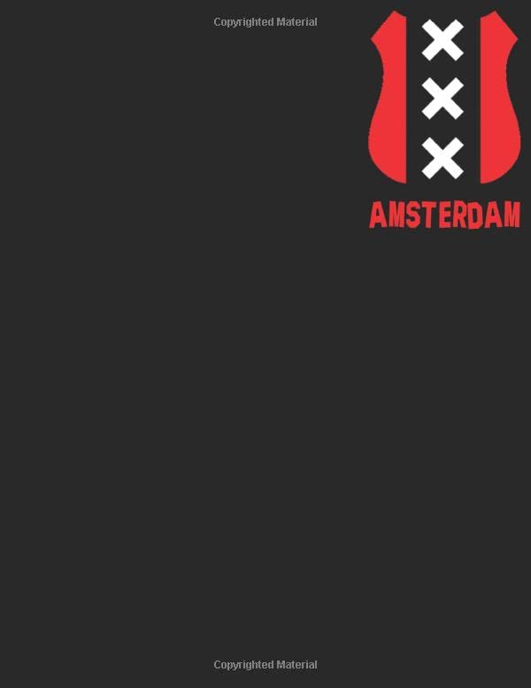 Amsterdam Netherlands Holland Writing Journal (8.5" x 11') Books