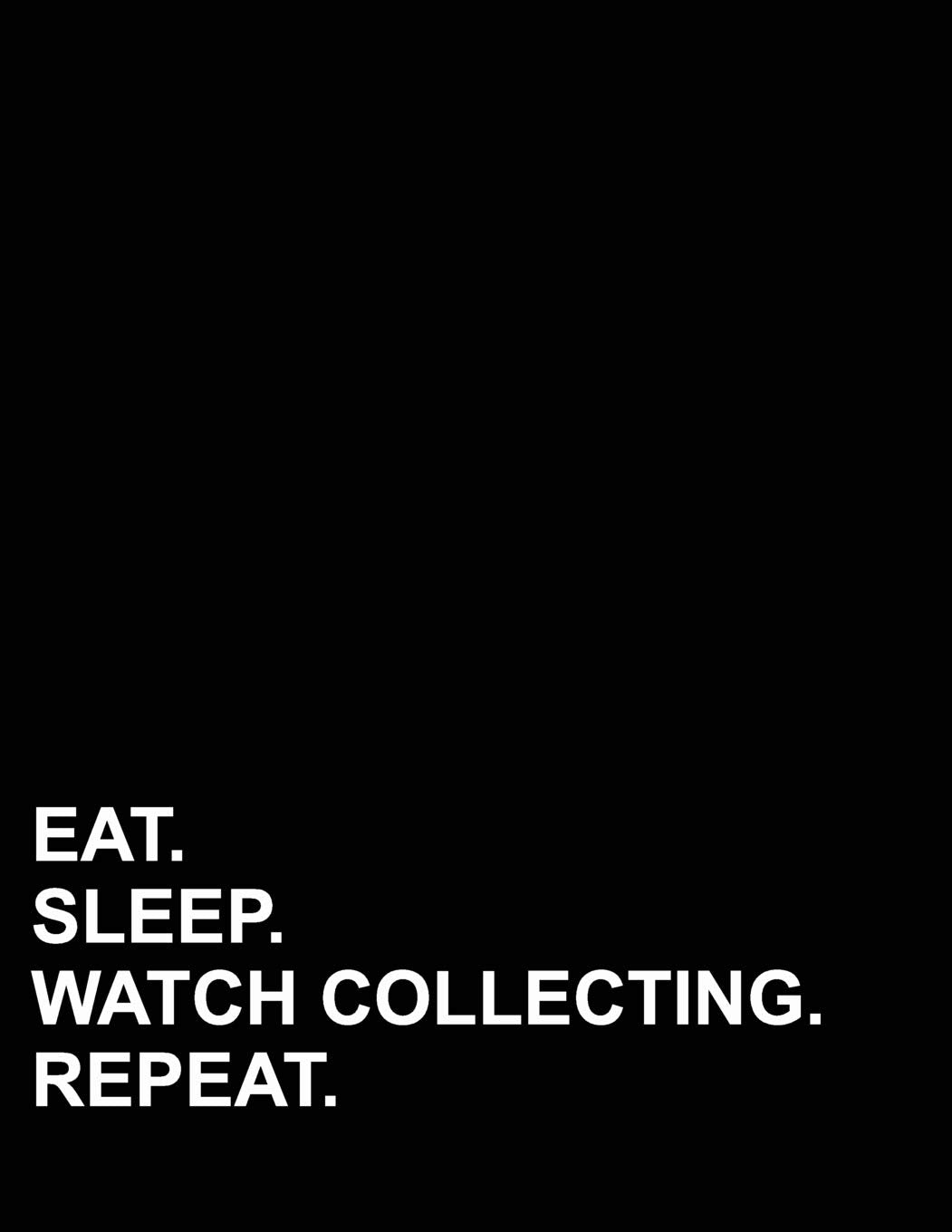 Eat Sleep Watch Collecting Repeat: Isometric Graph Paper Notebook: 1 Inch Equilateral Triangle Contemporary literature