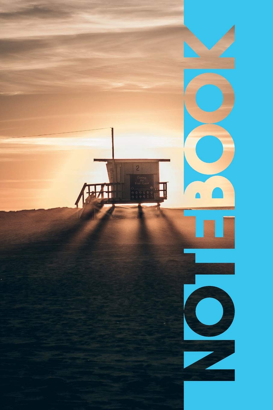 Notebook: Lifeguard Tower Charming Composition Book for water safety instructor training and jobs Social Sciences