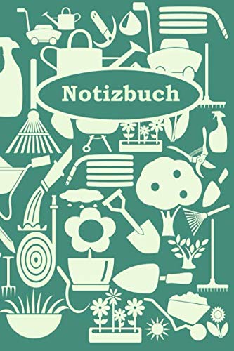 Notizbuch: Bullet Diary I Notizbuch I 124 Seiten Punktraster mit Inhaltsverzeichnis I ca.6 x 9 " I Motiv: Gartenarbeit Garden & Plants