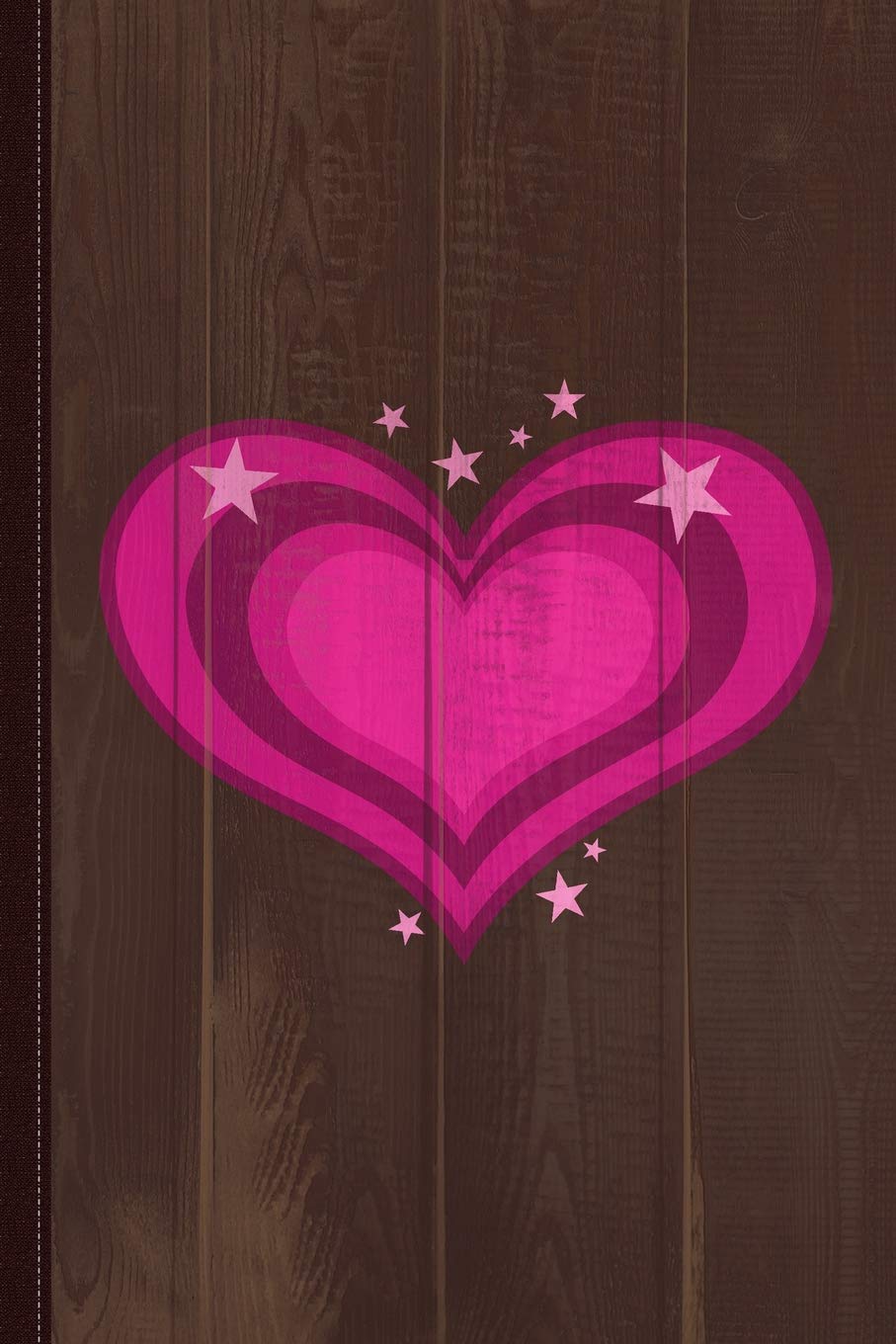 Pink Heart Valentine Journal Notebook: Blank Lined Ruled For Writing 6x9 110 Pages Essays & Short Stories