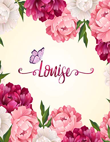 Louise: Personalized Name Notebook/Journal Perfect Gift For Women & Girls 100 Pages A4 Film, Art & Culture