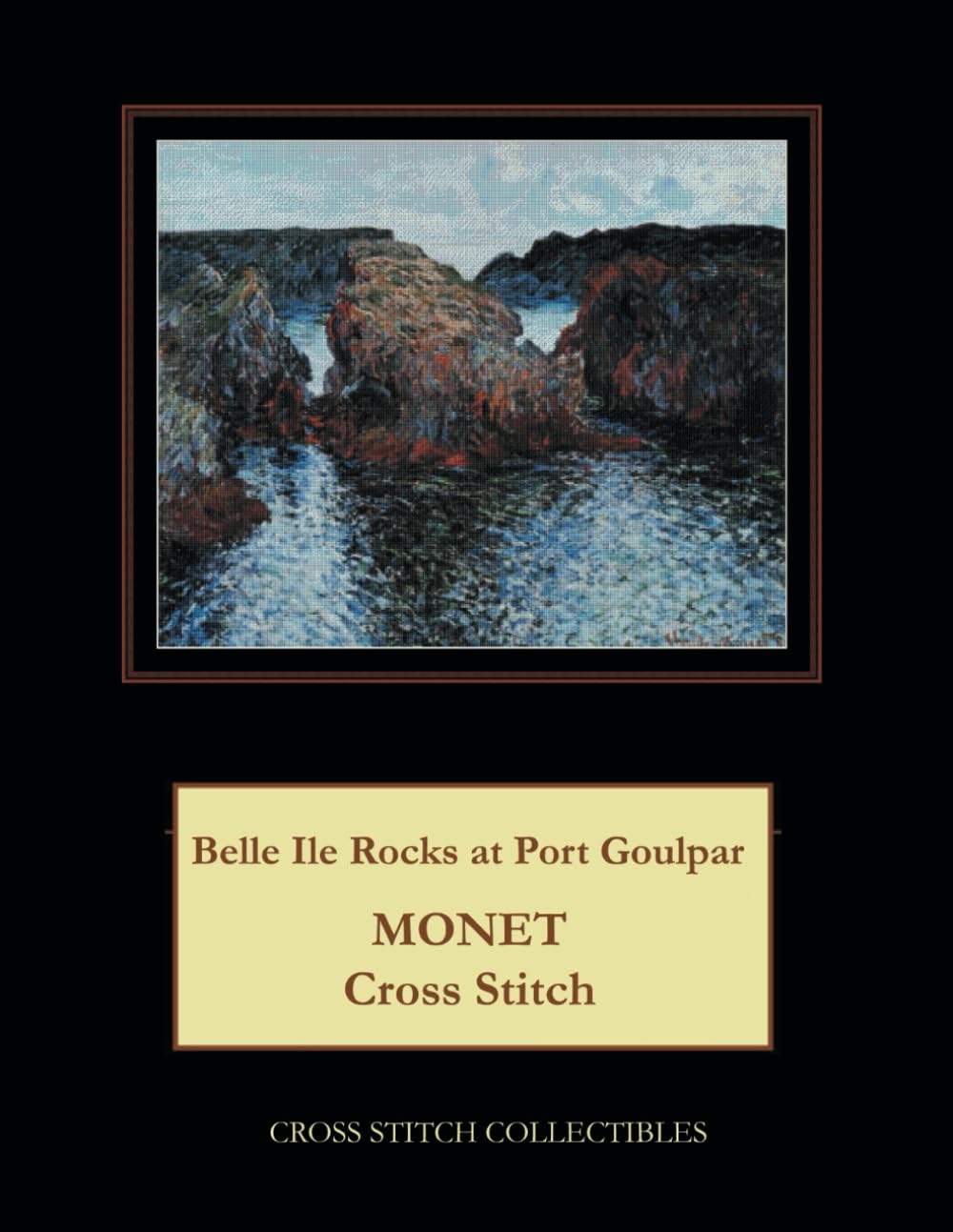 Belle Ile Rocks at Port Goulpar: Monet Cross Stitch Pattern Hobbies & Crafts