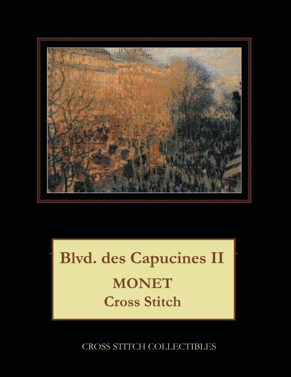 Blvd. des Capucines II: Monet Cross Stitch Pattern Hobbies & Crafts