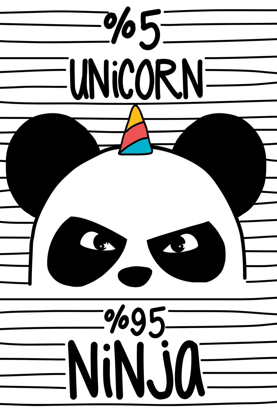 Panda Notebook: Blank Lined Journal, Softcover (6x9 inches) with 120 Pages Mathematics