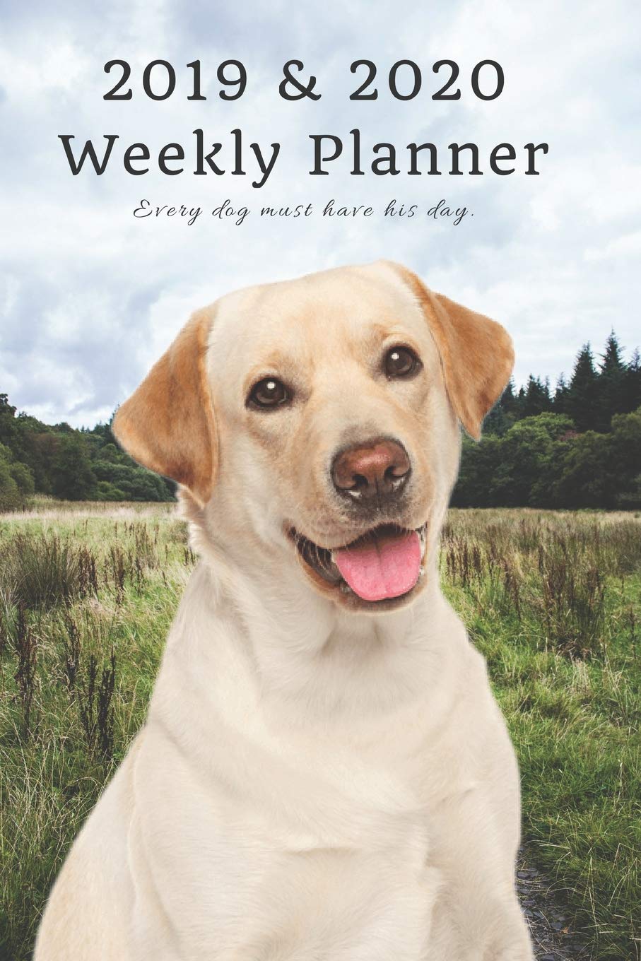 2019 & 2020 Weekly Planner Every dog must have his day.: Cute Yellow Labrador Retriever in Nature: Two Year Agenda Datebook: Plan Lab Notes, Goals to ... Daily & Monthly (6 x 9 in; 105 pages) Social Sciences